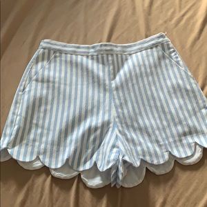Scalloped shorts